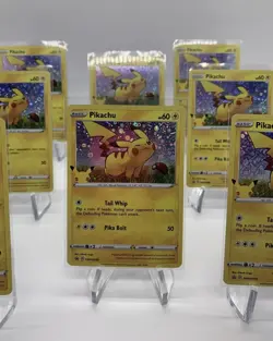 10x Lot Pokemon 25th Anniversary Pikachu Promo Holo Stamped General Mills Cereal - Image 2