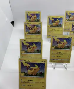 10x Lot Pokemon 25th Anniversary Pikachu Promo Holo Stamped General Mills Cereal - Image 3