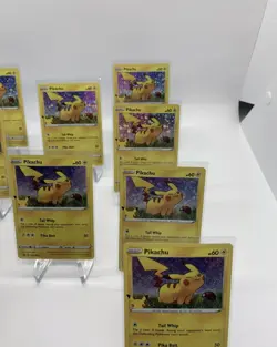 10x Lot Pokemon 25th Anniversary Pikachu Promo Holo Stamped General Mills Cereal - Image 4