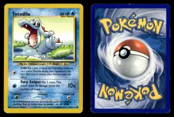 Totodile 81/111 Unlimited Common Neo Genesis Pokemon Card - Image 1