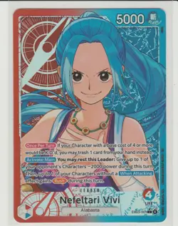 Nefeltari Vivi - Alternate Art Leader One Piece Card EB03-001 - Image 1