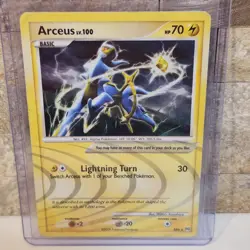 Pokemon Arceus LV.100 AR6 Lightning Holo Rare Platinum Arceus 2009 TCG Card - Image 1