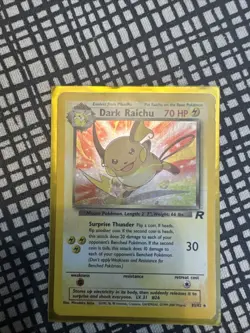Pokemon Card Dark Raichu 83/82 Team Rocket Very Good Condition - Image 1