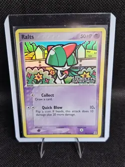 Pokemon TCG Ralts EX Delta Species 81/113 Stamped Reverse Holo Common - Image 1