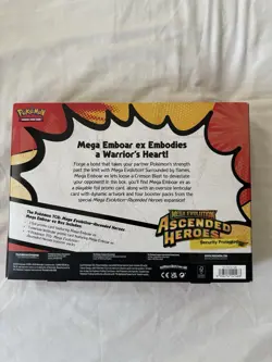 Pokemon TCG Ascended Heroes Mega Emboar Ex Box - Brand New & Sealed ✅ - Image 2