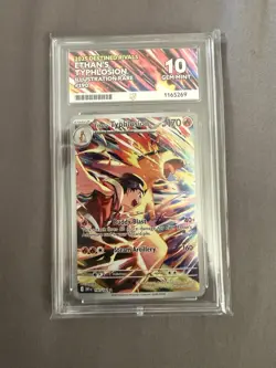 Pokemon TCG Ethan's Typhlosion 190/182 Destined Rivals Holo IR ACE 10 EN - Image 1