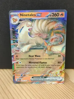 Ninetales EX 038/165 Scarlet Violet 151 Holo Pokemon TCG Card - Image 1