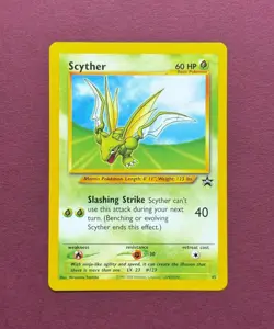Pokemon 2000 Black Star Promo #45 Scyther, Wizards of the Coast Vintage Eng NM - Image 1