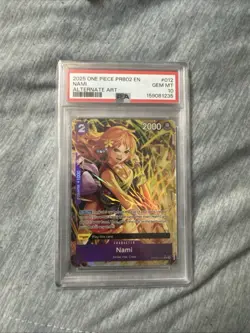 Nami (Alternate Art) PRB02-012 Premium Booster -The Best- Vol. 2 Foil PSA10 - Image 1