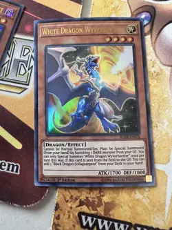 White Dragon Wyverburster BLHR-EN076 - Ultra Rare - 1st Edition NM Yugioh - Image 1