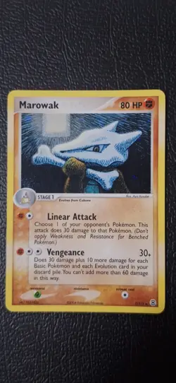 Marowak Holo Pokemon EX FireRed & LeafGreen #7 2004 - Image 1
