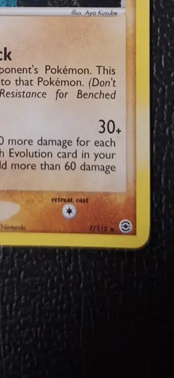 Marowak Holo Pokemon EX FireRed & LeafGreen #7 2004 - Image 3