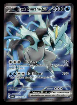 Black Kyurem ex 218/191 Ultra Rare Surging Sparks Pokemon Card - Image 2