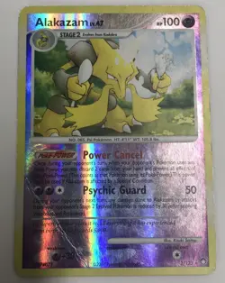 Pokemon TCG Alakazam Reverse Holo Card 2/123 Mysterious Treasures MP - TCCCX - Image 2