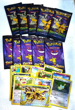 Pokemon 10 Trick or Trade sealed packs 2015 singles & Hydreigon Break 87/114 lot - Image 2