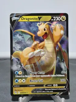 Dragonite V 049/078 Holo V Rare Pokemon GO Pokemon Near Mint - Image 1
