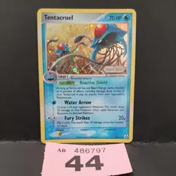 FREEPOST 2006 Pokemon Legend Maker STAMPED Holo #45 Tentacruel - Image 1