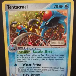 FREEPOST 2006 Pokemon Legend Maker STAMPED Holo #45 Tentacruel - Image 2