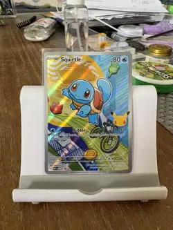 2026 Pokemon Squirtle 039 First Partner Illustration Full Art Holo Promo - Image 1