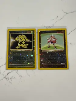 Pokemon TCG Best of the game promo Electabuzz 20/102 Hitmonchan 7/102 - Image 1