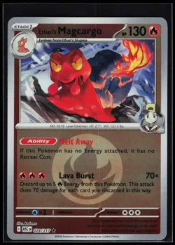 Ethan's Magcargo Energy Symbol 024/217 Reverse Holo Ascended Heroes Ishikawa NM - Image 2