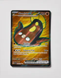 Stunfisk ex 252/217 Ultra Rare Ascended Heroes Pokemon Holo Near Mint - Image 1