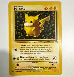 Wizards of the Coast Pokemon TCG Pikachu #1 Wotc Promo Rare 60 HP Eng 1999 - Image 1