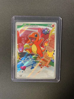 Charmander 038 First Partner Illustration Black Star Promo Pokemon - NM - Image 1
