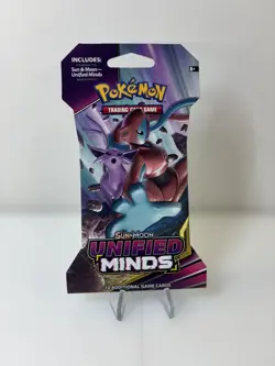 Unified Minds Sleeved Booster Pack Pokemon Sun and Moon - SEALED NEW - Image 1