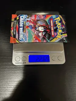 VERY HEAVY 22.69 Chaos Rising Booster Pack Sealed Pokemon TCG - Image 1