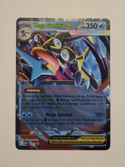 Mega Greninja Ex MEP 081 Black Star Promo Pokemon - Image 1