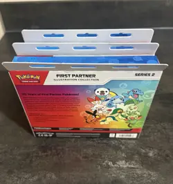*LOT OF 3* Pokemon TCG Series 2 First Partner Illustration Collection Box Sealed - Image 3
