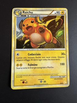 RAICHU 30/30 Holo Foil in Italiano POKEMON PROMO HS Trainer kit - Image 1