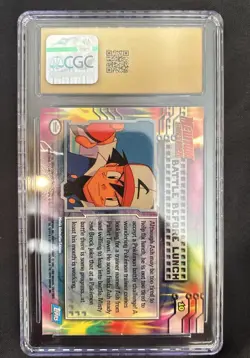 CGC PRISTINE 10 1999 Pokemon The First Movie Battle Before Lunch Topps - Image 3