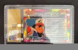 CGC PRISTINE 10 1999 Pokemon The First Movie Battle Before Lunch Topps - Image 4
