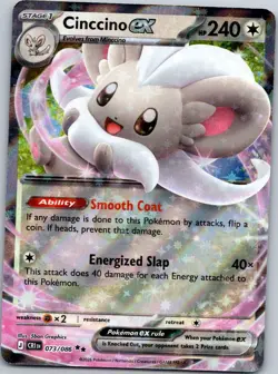 CINCCINO EX 119/086 ME04 SIR Holo NM/M Pokemon + Bonus Versions - Image 3