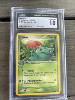 2006 Pokemon Pop Series 3 #14 Ivysaur GEM MINT 10 CGC Pokemon TCG Vintage - Image 1