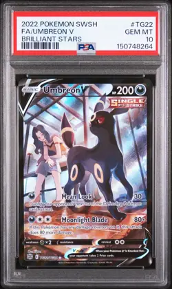 PSA 10 Umbreon V TG22/TG30 Brilliant Stars Pokemon - Image 1