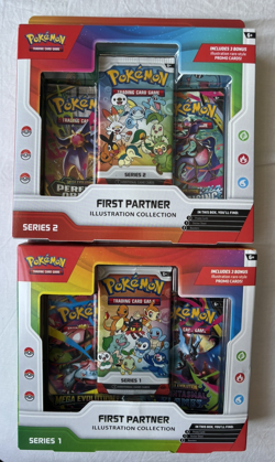 Pokemon TCG First Partner Illustration Collection Series 1 & Series 2 ✅ SEALED ✅ - Image 1