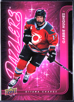 GABBIE HUGHES - 2024-25 Upper Deck PWHL Pink Dazzlers Ottawa Charge 2nd Edition - Image 1