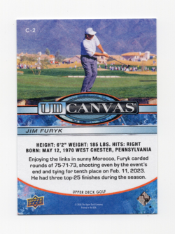 Jim Furyk 2026 Upper Deck Golf UD Canvas #C-2 PGA Tour - Image 2