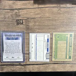 Topps Shohei Ohtani 3-Card Lot - Stars of MLB/Heritage Dodgers Inserts - Image 2