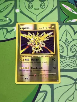 Pokemon TCG Zapdos Evolutions 42/108 Reverse Holo Rare Card - Image 1