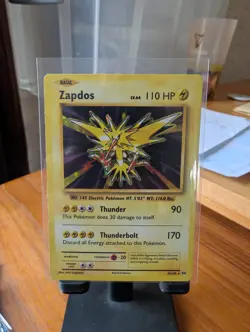 Pokemon TCG Zapdos Evolutions Holo Rare Card 42/108 - Image 1