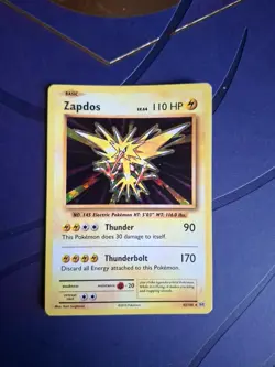 Pokemon TCG Zapdos Evolutions Holo Rare Card 42/108 - Image 1