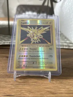 Pokemon TCG Zapdos Evolutions Reverse Holo Card 42/108 Rare NM - Image 1