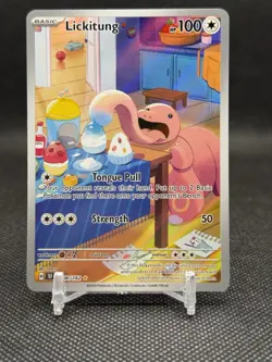 Lickitung 180/162 Pokemon TCG Temporal Forces Illustration Rare Card - Image 1