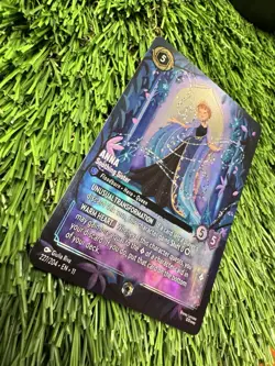 Disney Lorcana ENCHANTED Into The Unknown Reign of Jafar Elsa Card 213/204 RARE - Image 3