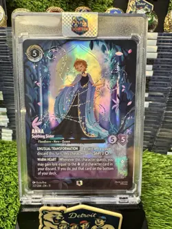 Disney Lorcana ENCHANTED Into The Unknown Reign of Jafar Elsa Card 213/204 RARE - Image 5