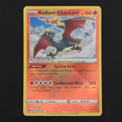 Pokemon TCG Card Radiant Charizard 020/159 Crown Zenith Holo Rare - NM - Image 1